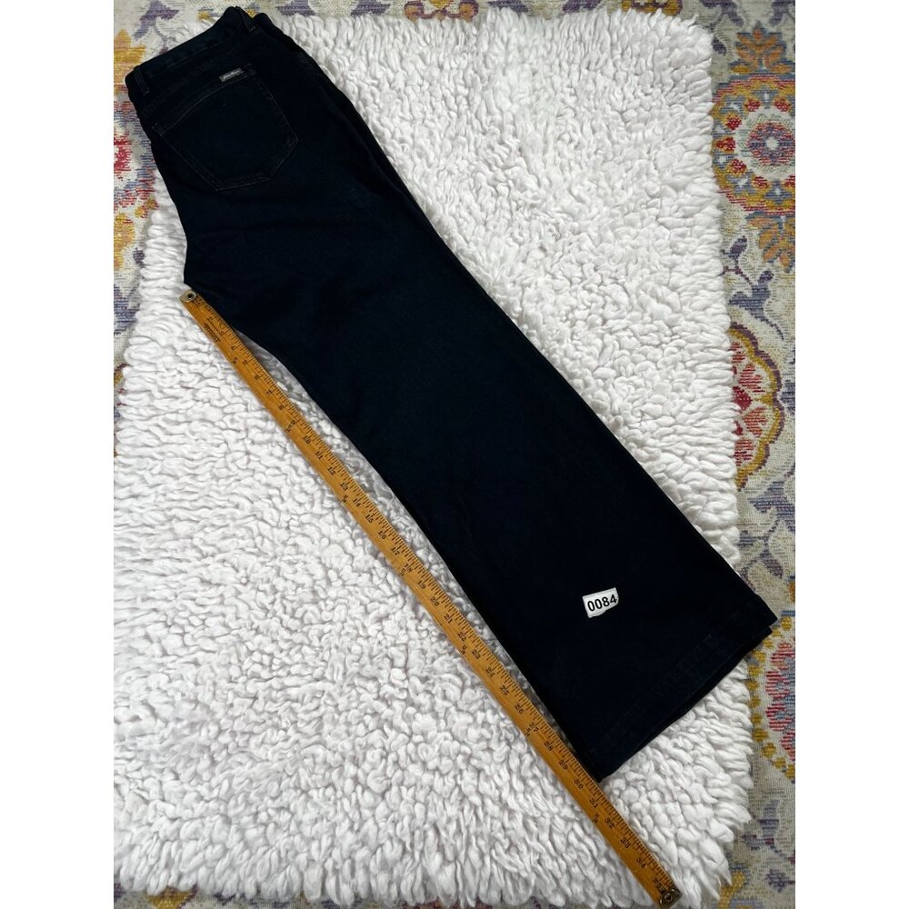 Eddie Bauer Slightly Curvy Jeans Sz 14 Womens Slim Straight Dark Wash - Picture 3 of 12